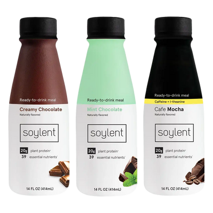 Soylent complete meal chocolate lover's 36 bottle bundle