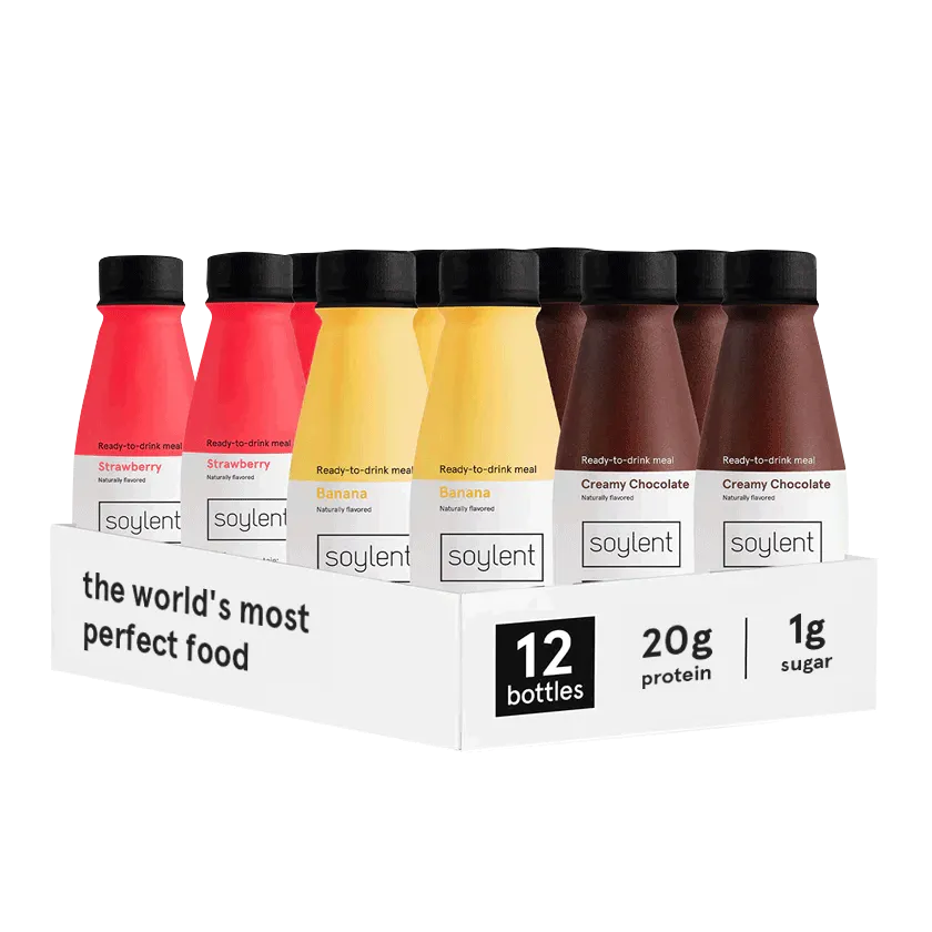 Soylent complete meal banana split variety pack