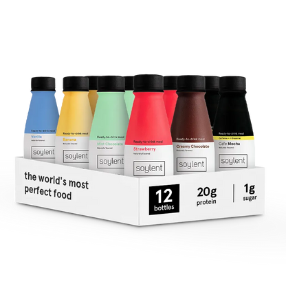 Soylent complete meal sampler variety pack