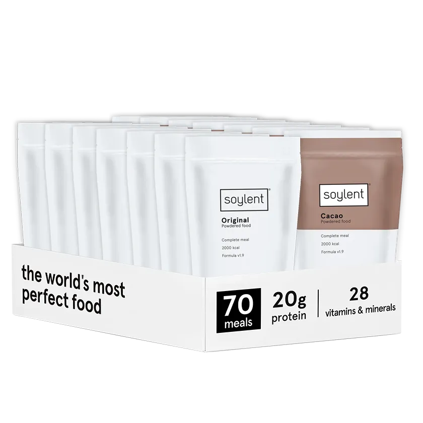 Soylent complete meal powder starter pack